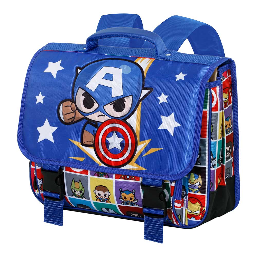 Marvel Capitán América Punch Mochila Cartable 2.0