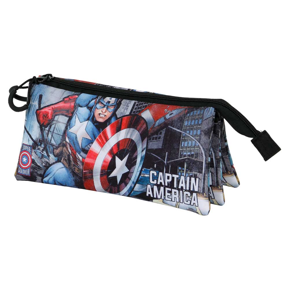 Marvel Capitán América Defender Portatodo Triple FAN 2.0