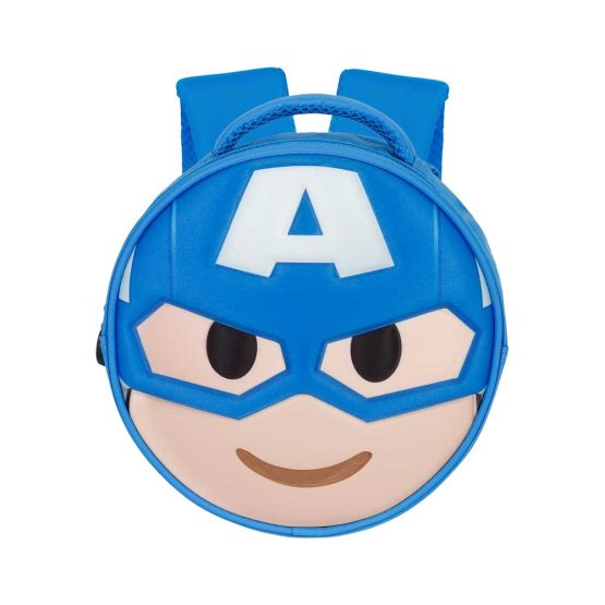 Marvel Capitán América Send Mochila Emoji, Azul 06105 - Imagen 2