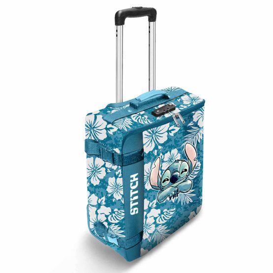 Disney Lilo y Stitch Aloha Maleta de Cabina Plegable, Azul 06231