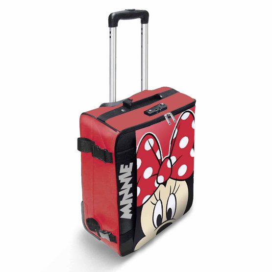 Disney Minnie Mouse Curious Maleta de Cabina Plegable, Rojo 06249