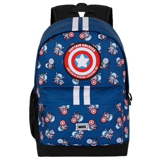 Marvel Capitán América Brave Mochila HS PLUS, Azul 06312 - Imagen 2