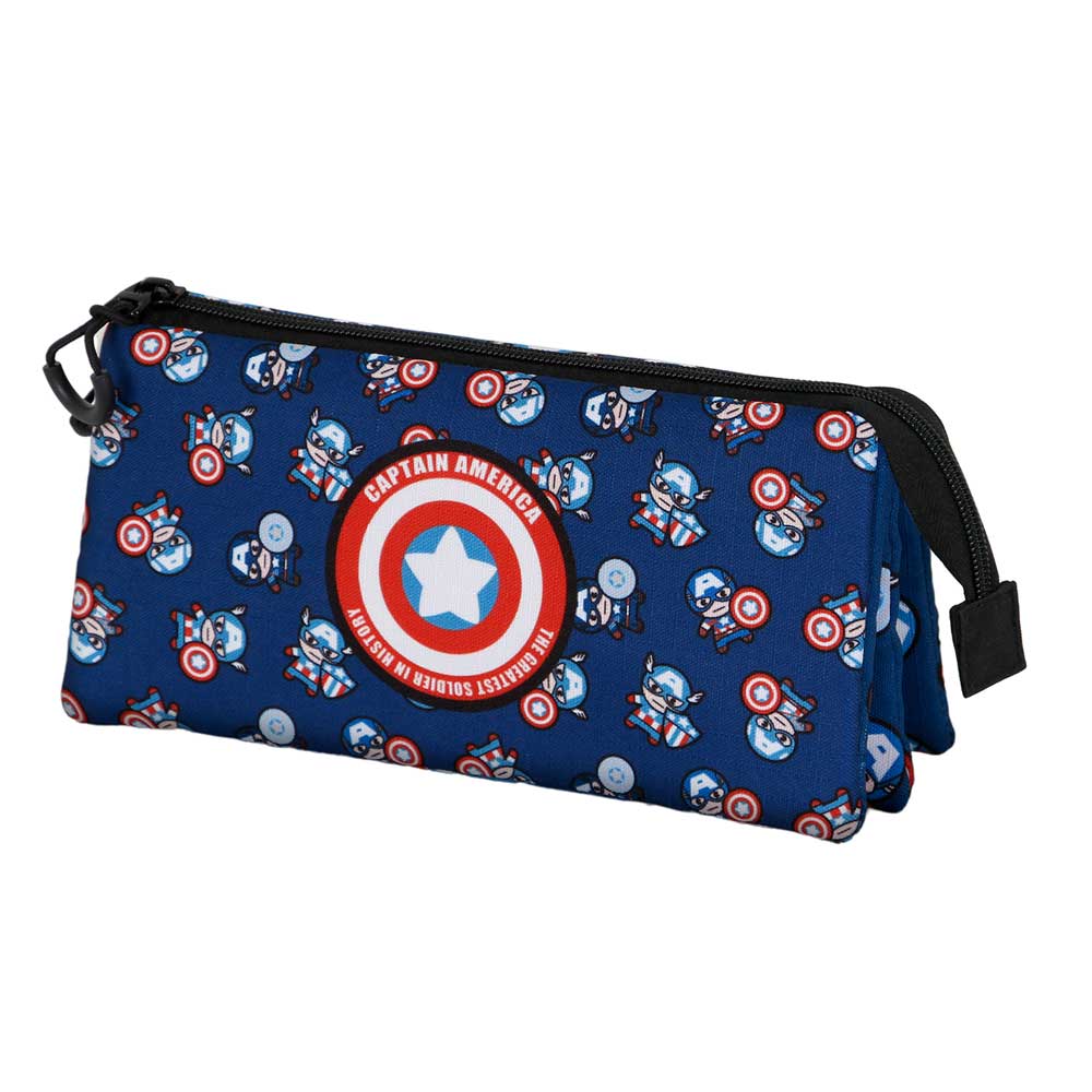 Marvel Capitán América Brave Estuche Portatodo Triple