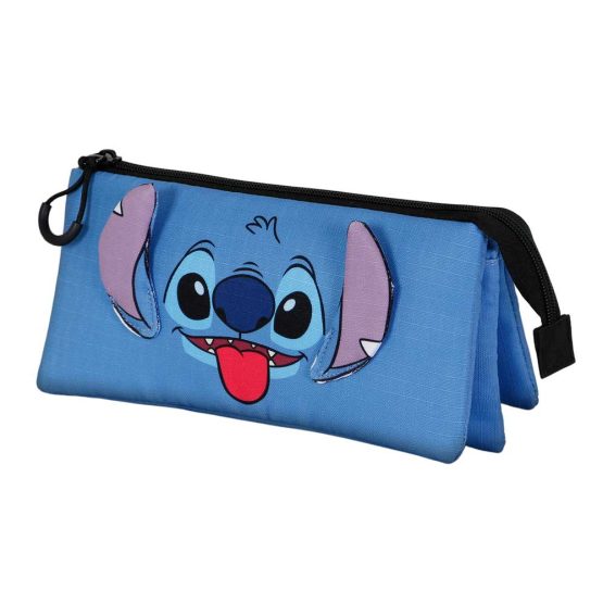 Disney Lilo y Stitch Cool Estuche Portatodo Triple, Azul 06355