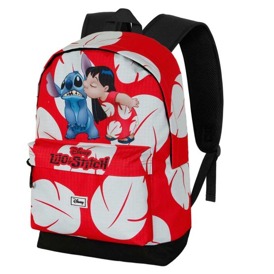 Disney Lilo y Stitch Kiss Mochila HS FAN 2.2, Rojo 06358