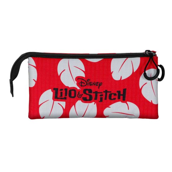 Disney Lilo y Stitch Kiss Estuche Portatodo Triple, Rojo 06359 - Imagen 3