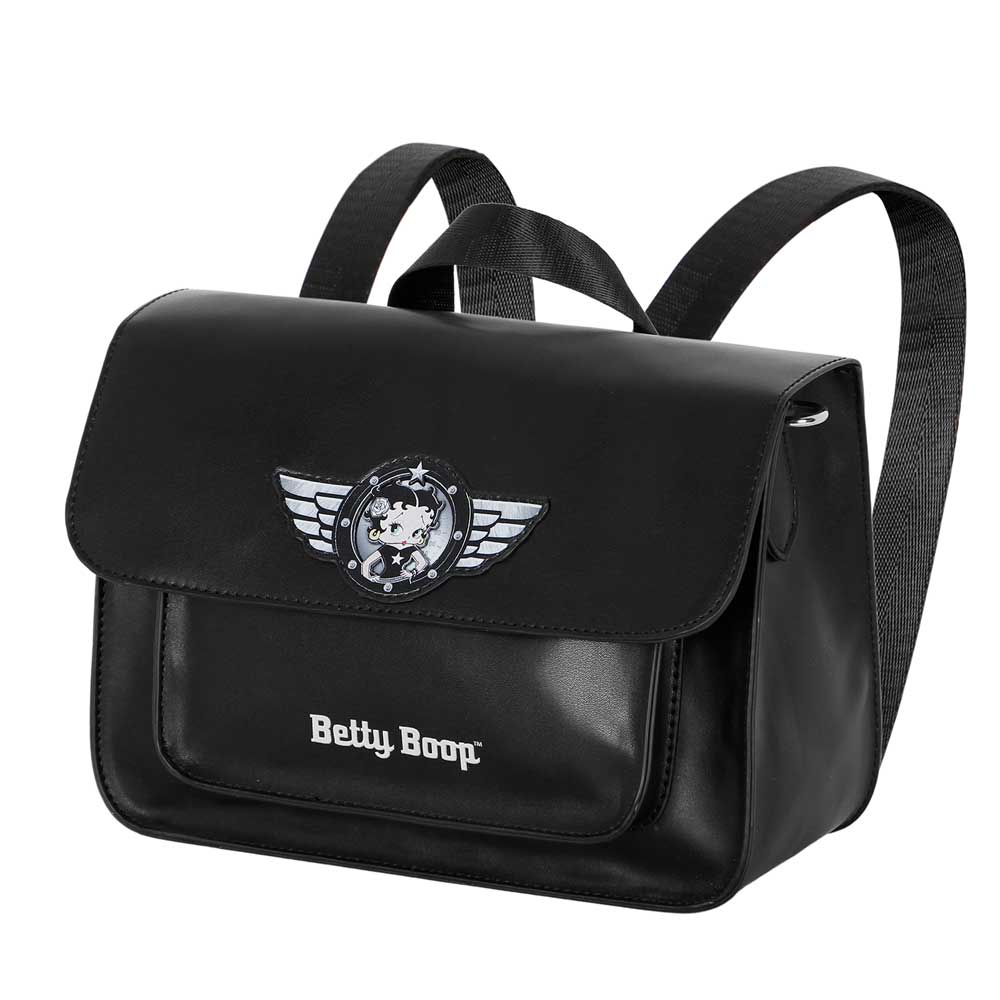 Betty Boop Motor Love Bolso-Mochila Satchel