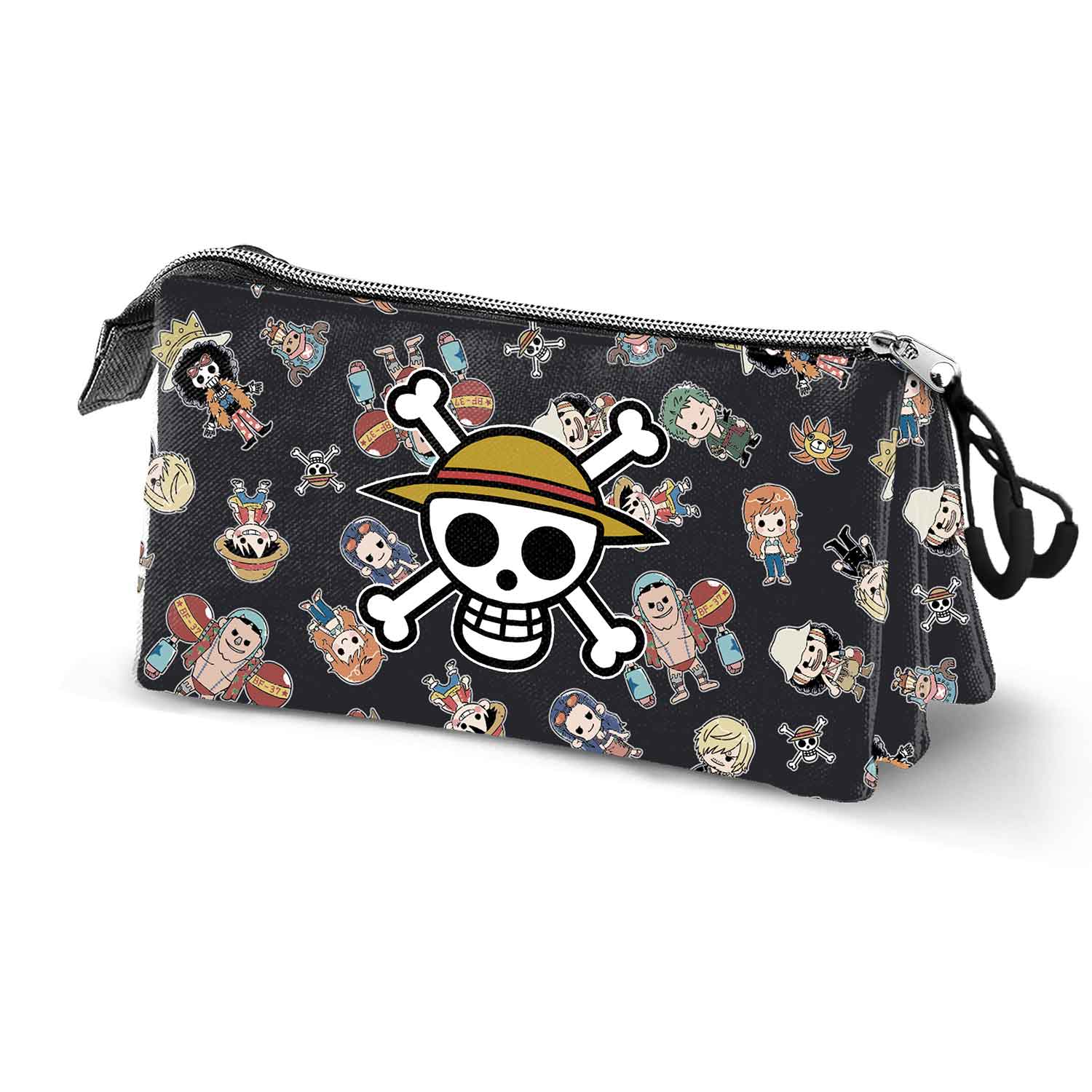 One Piece Skull Estuche Portatodo Triple