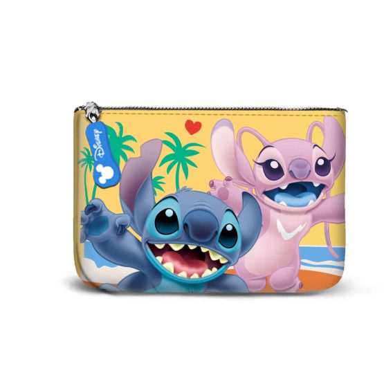 Disney Lilo y Stitch Ocean Monedero Cuadrado Pequeño, Azul 08531