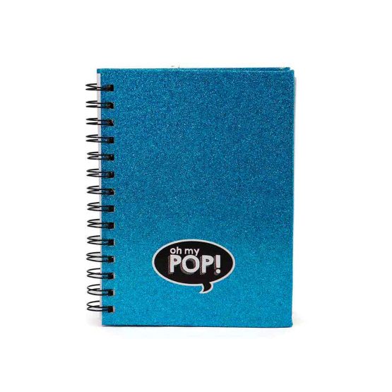 Oh My Pop Blue Libreta Shine, Azul 00209