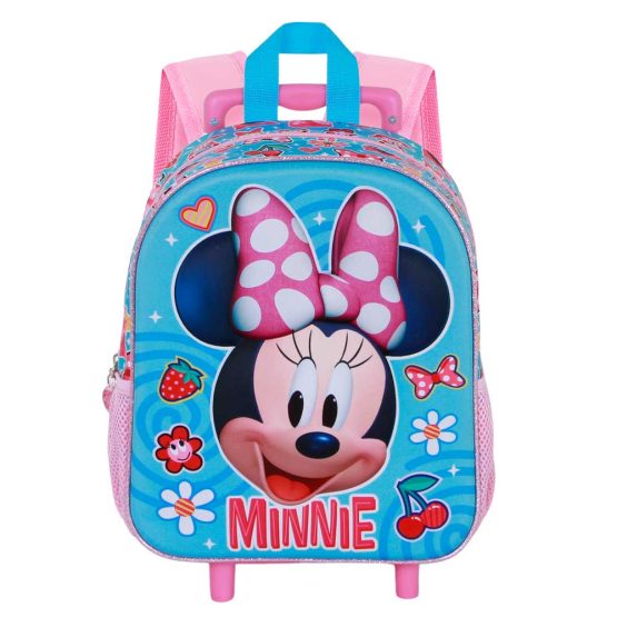 Disney Minnie Mouse Happiness Mochila 3D con Ruedas Pequeña, Azul 08167 - Imagen 2