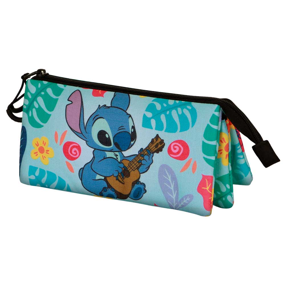 Disney Lilo y Stitch Guitar Estuche Portatodo Triple