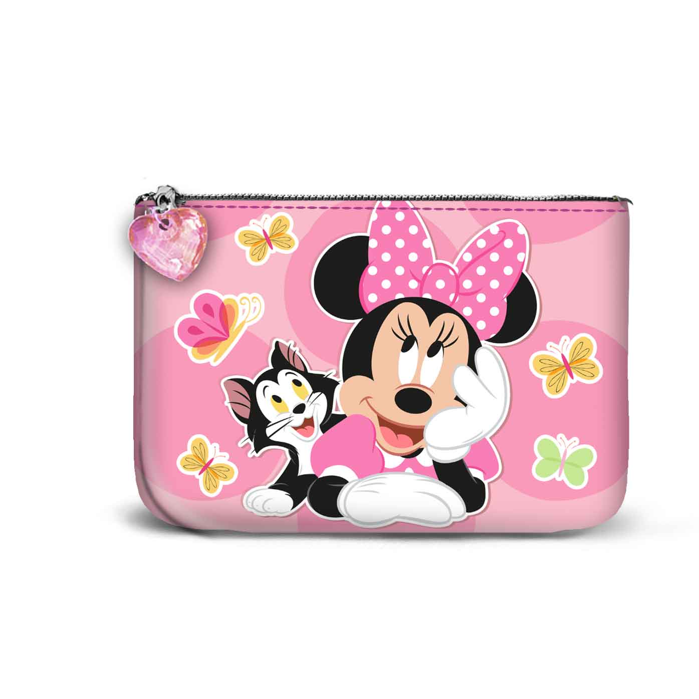 Disney Minnie Mouse Kitten Monedero Cuadrado Pequeño