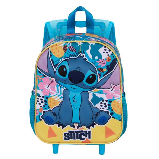 Disney Lilo y Stitch Colors Mochila 3D con Ruedas Pequeña, Turquesa 08545 - Imagen 2