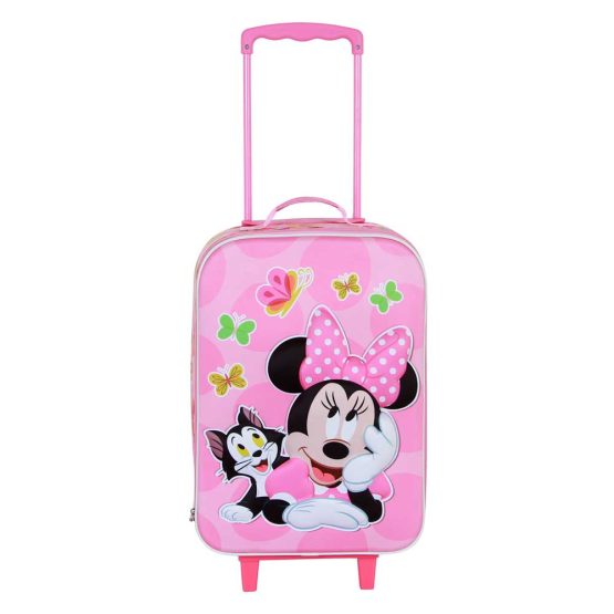 Disney Minnie Mouse Kitten Maleta Trolley Soft 3D, Rosa 08803 - Imagen 2