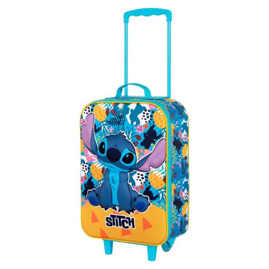 Disney Lilo y Stitch Colors Maleta Trolley Soft 3D, Turquesa 08812