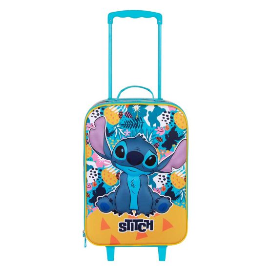 Disney Lilo y Stitch Colors Maleta Trolley Soft 3D, Turquesa 08812 - Imagen 2