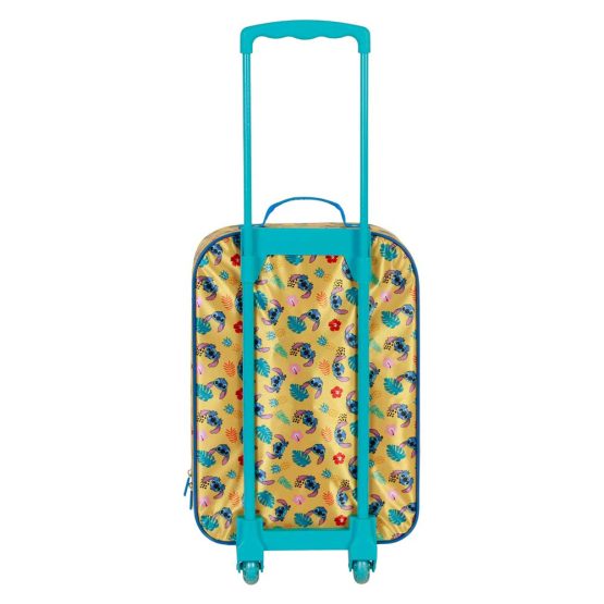 Disney Lilo y Stitch Ocean Maleta Trolley Soft 3D, Azul 08813 - Imagen 3