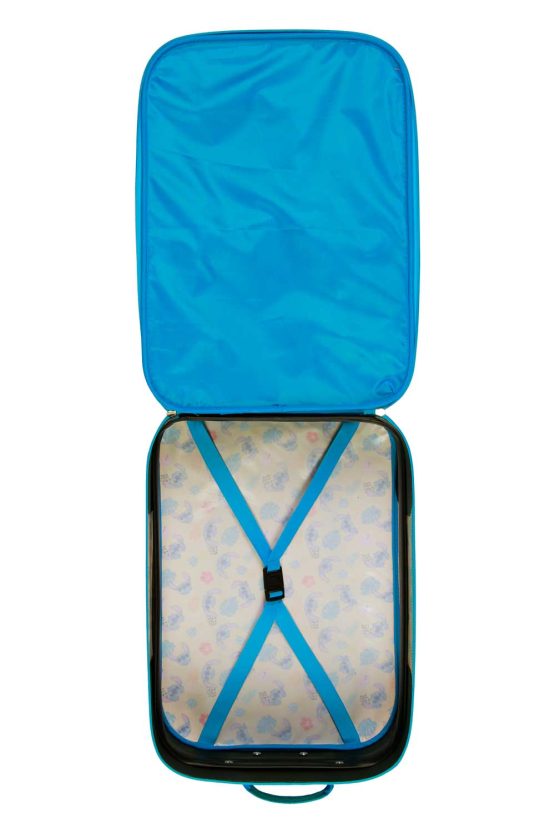 Disney Lilo y Stitch Ocean Maleta Trolley Soft 3D, Azul 08813 - Imagen 4