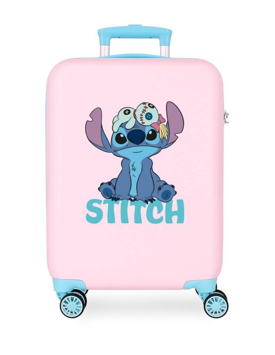 Maleta De Cabina Stitch In The World Rosa 2091141